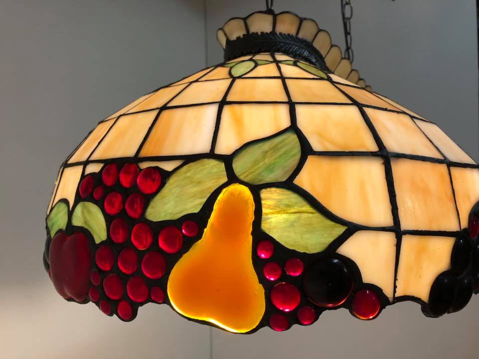 Tiffany leestafellamp Fruit