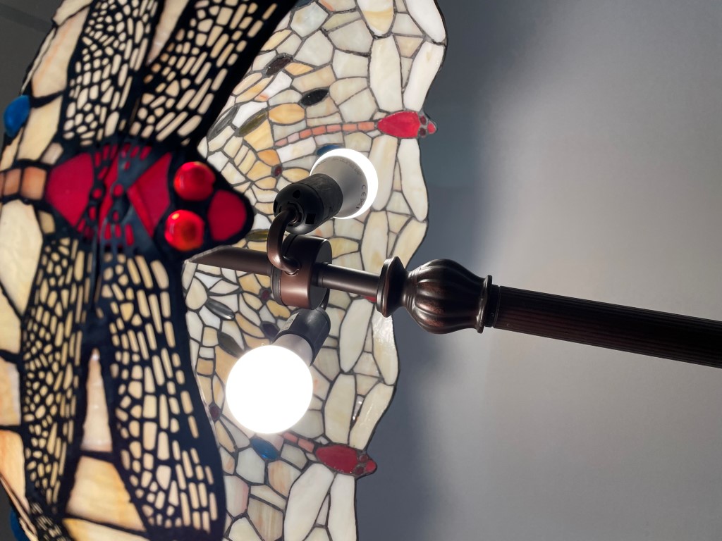 Tiffany vloerlamp Dragonfly 55cm - F2