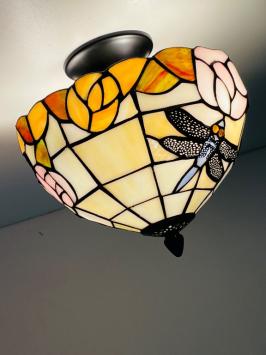 Tiffany plafondlamp Bolzano 25/96