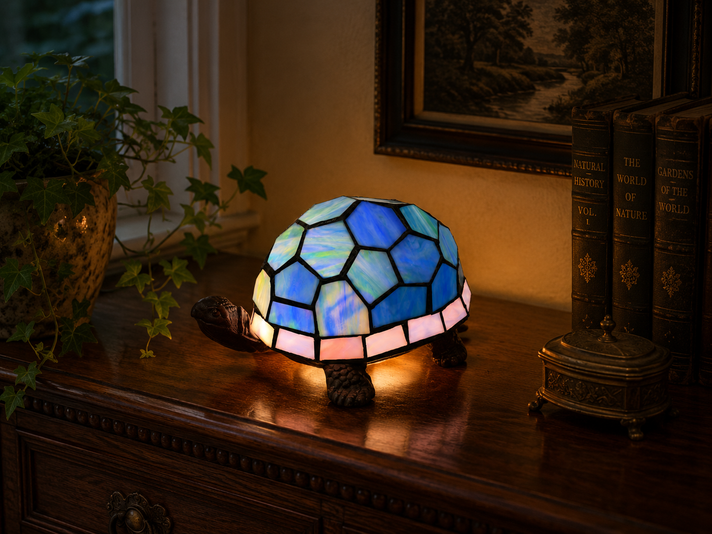 Tiffany Schildpad Blauw - Afbeelding 2