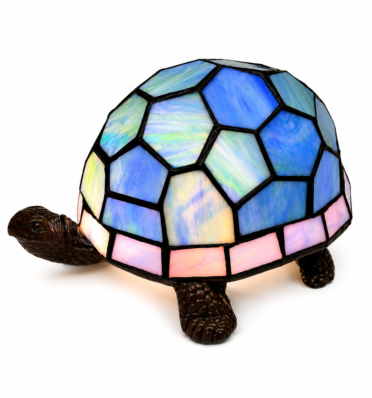 Tiffany Schildpad Blauw