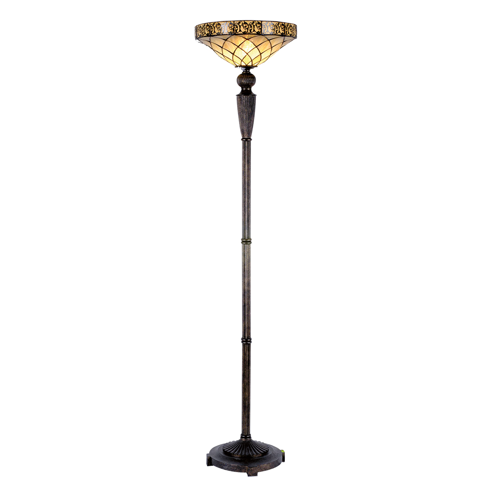 Tiffany vloerlamp Yesterday Uplight – 179 cm