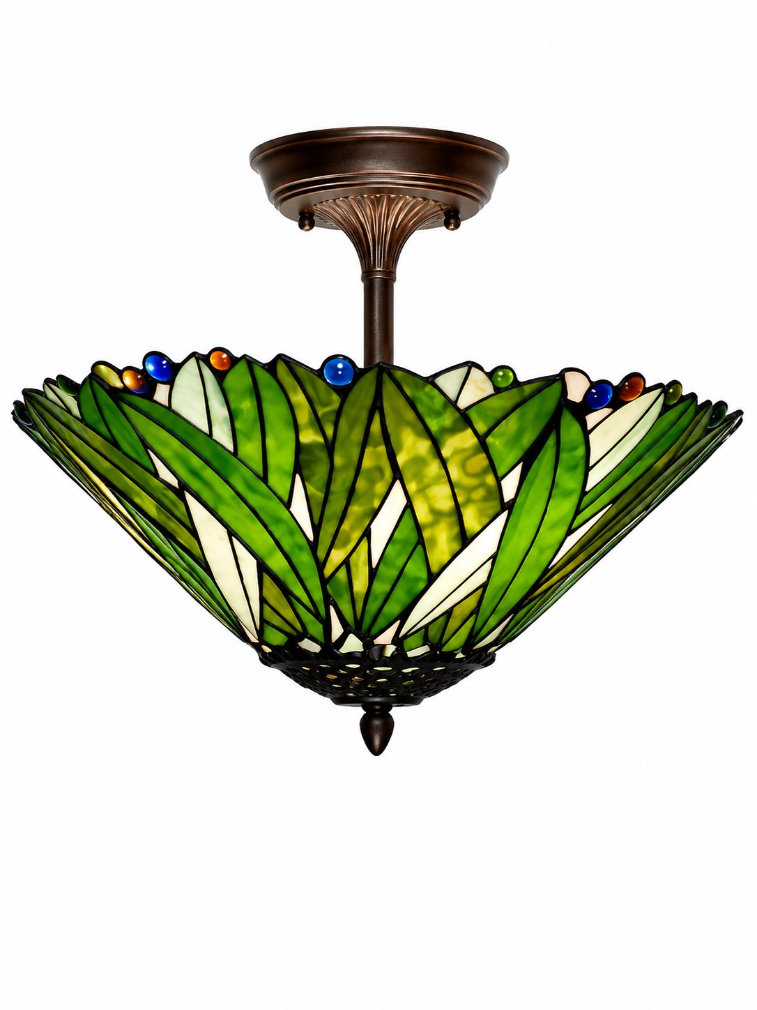 Tiffany plafondlamp Andorra 40/ Flow