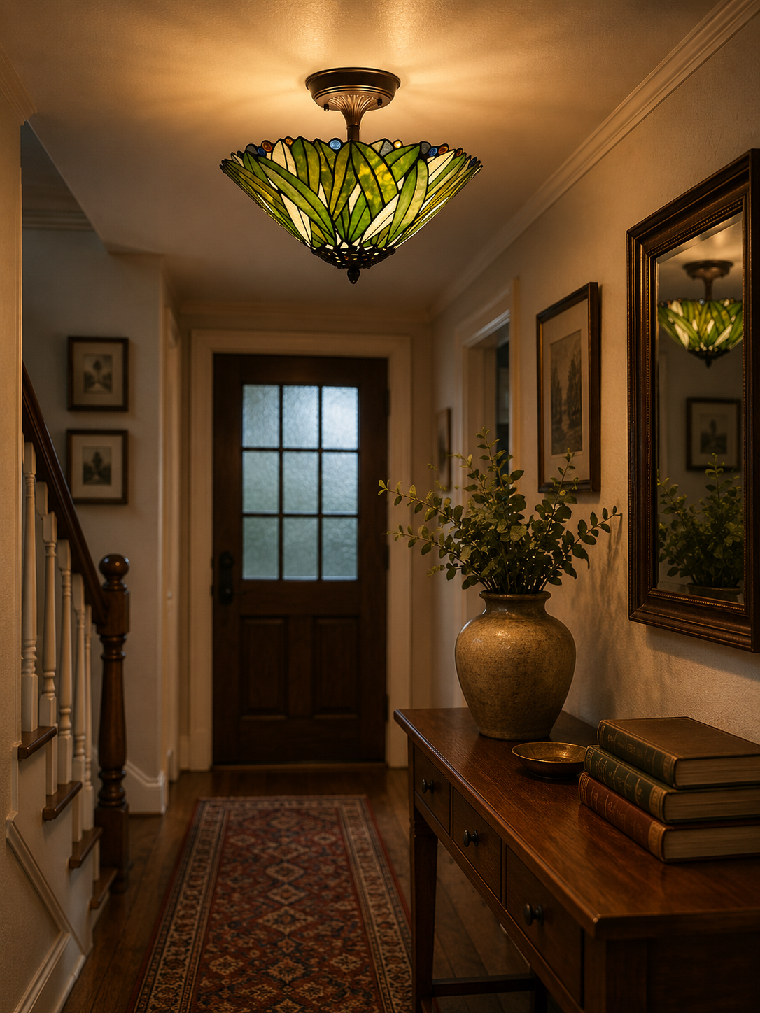 Tiffany plafondlamp Andorra 40/ Flow - Afbeelding 2