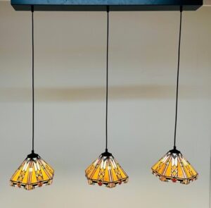 Tiffany hanglamp Wyber 25 Triple