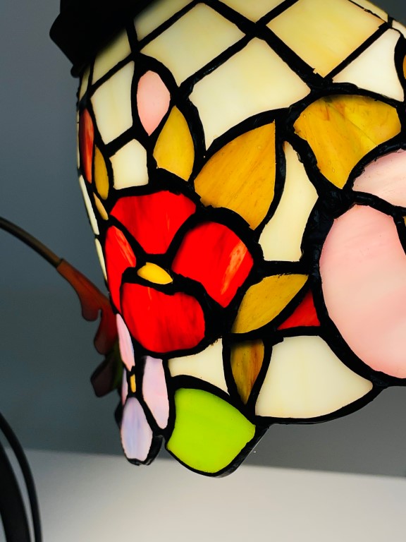 Tiffany tafellamp Tormini - Afbeelding 4