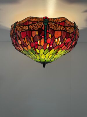 Tiffany plafondlamp Dragonfly 51 / 80