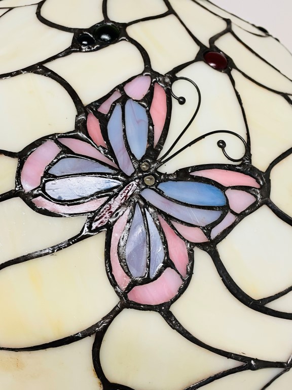 Tiffany tafellamp Papillon - Afbeelding 12