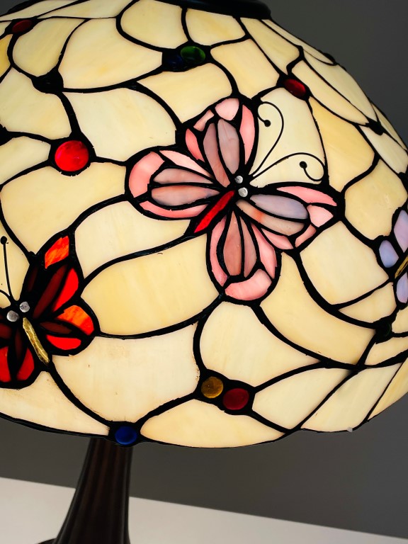 Tiffany tafellamp Papillon - Afbeelding 4