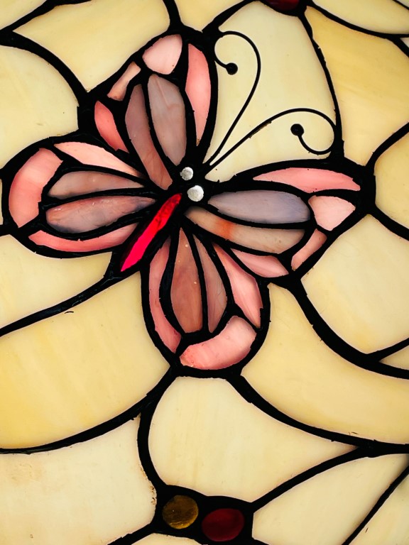 Tiffany tafellamp Papillon - Afbeelding 7