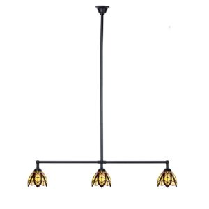 Tiffany T-lamp 3 lichts Flow Souplesse Small