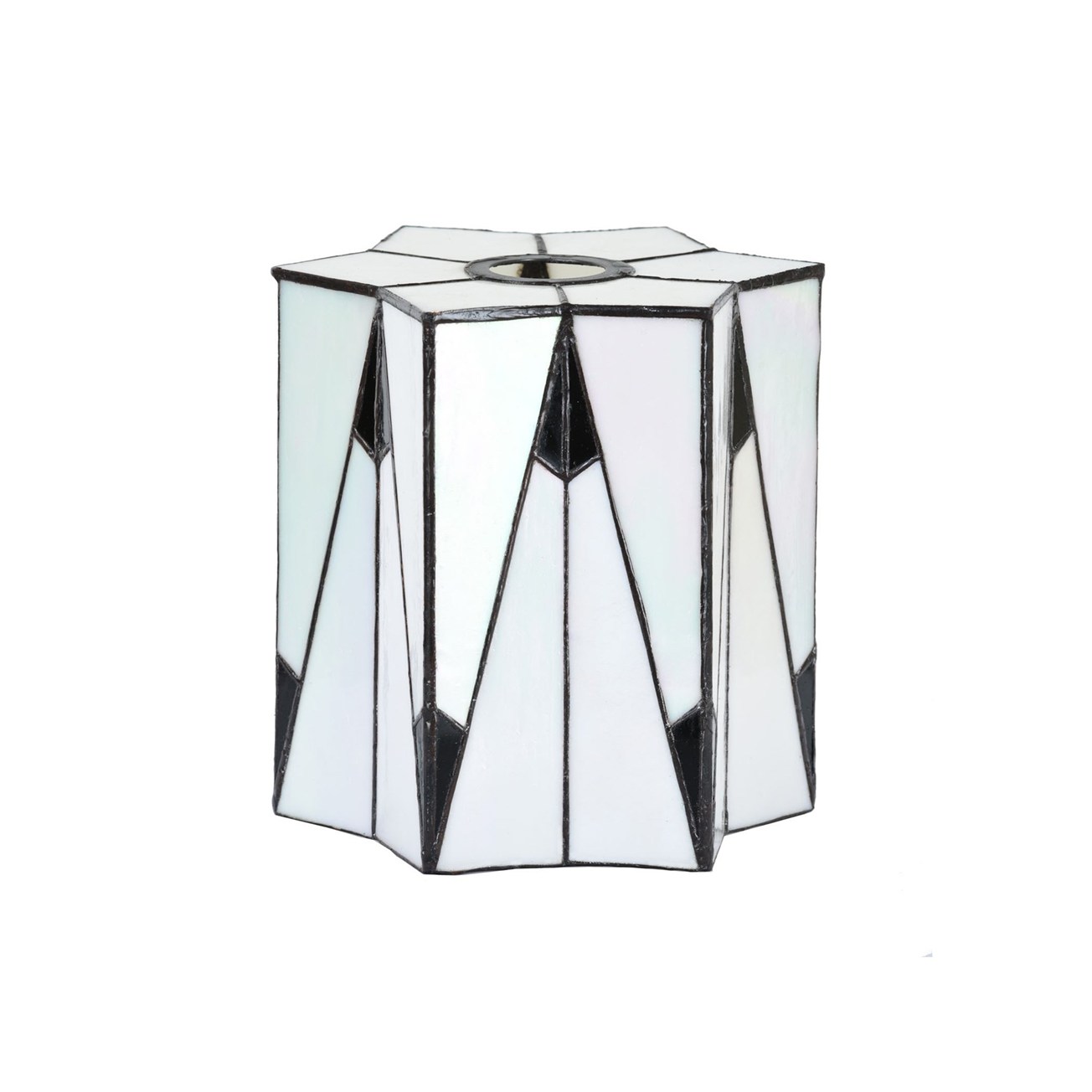 Tiffany hanglamp French Art Deco β 4-lichts balklamp β waaiervorm - Afbeelding 4
