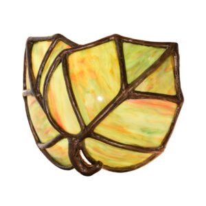 Tiffany wandlamp Alocasia Leafs – Art Nouveau bladlamp