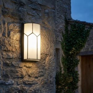 Tiffany wandlamp Gatsby outdoor – Art Deco buitenlamp IP44