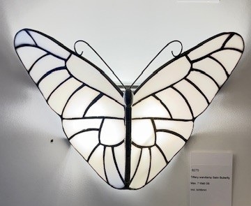 Tiffany wandlamp Satin Butterfly β vlinder glas-in-lood - Afbeelding 6