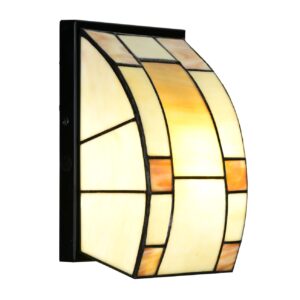 Tiffany wandlamp Roundabout OUTDOOR – buitenlamp – geometrisch design